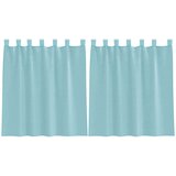 vidaXL Voile zavese z rod žepi 2 kosa turkizna | Shoptok.si