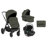 Kikka Boo kolica Tiffany 3in1 premium set sa autosedištem I-Trail I-size i tvrdom korpom Army Green (KKB20154 PRSET) Cene