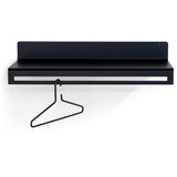 Spinder Design Crna metalna zidna vješalica s policom Sway – | shoptok.hr