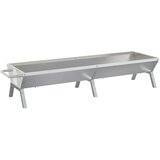  Pladanj za roštilj srebrni 158 x 42 x 31 cm nehrđajući čelik | Eponuda.com
