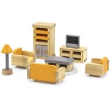 Viga polarb set namještaja za dnevni boravak kućice za lutke | shoptok.hr