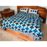  posteljina za francuski ležaj D10, 200x220cm, plava | ePonuda.com