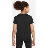 Nike majica za devojčice DRI-FIT ONE SHORT-SLEEVE TOP crna DD7639 | Eponuda.com