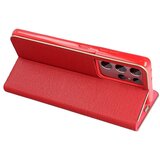 Oem LUNA Book Gold preklopna futrola za XIAOMI Redmi Note 15 PRO PLUS 5G crvena | shoptok.hr