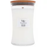 WoodWick White Teak mirisna svijeća 610 g