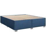  Boxspring krevet s madracem Plava 200 x 200 cm Tkanina | shoptok.hr