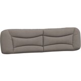 vidaXL Okvir za krevet s uzglavljem smeđesivi 200 x 200 cm od tkanine | shoptok.hr