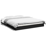 Okvir za krevet crni 150x200 cm konstruirano drvo | shoptok.hr