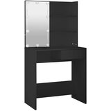  Toaletni stolić s LED svjetlima crni 74,5 x 40 x 141 cm | Eponuda.ba