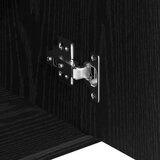  Komoda crni hrast 88x30x70 cm Inženirsko drvo | shoptok.hr