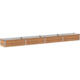  Povišeni vrtni krevet Drvena smeđa 320 x 40 x 24 cm | shoptok.hr