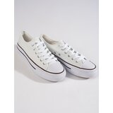 Shelvt Women's white platform sneakers | Shoptok.si