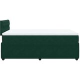 Box spring krevet s madracem tamnozeleni 120x200 cm baršunasti | shoptok.hr
