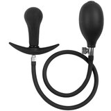 Rimba Latex Play Inflatable Anal Plug with Pump Black Cene