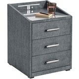 MID.YOU NOČNA OMARICA, antracit | Shoptok.si