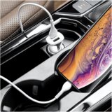Hoco . Auto punjač sa Lightning kabelom, QC, 2 x USB, 3.1 A - Z31 Universe double port, Lightning | shoptok.hr