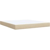  Krevet s oprugama i madracem krem 180x200 cm od tkanine | shoptok.hr
