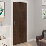 vidaXL Samolepilna folija za vrata 4 kosi temni hrast 210x90 cm PVC Cene