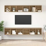 vidaXL TV Kabinet za Zid 4 pcs hrast artisan 37 x 37 x 107.5 cm | shoptok.hr