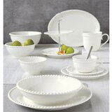 Easy Life Kvadratni servirni krožnik Tiffany White | Shoptok.si