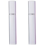 INF Elegantna aluminijasta & steklena kvadratna steklenička z razpršilom - 2 kosa, (22105537) | Shoptok.si