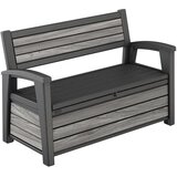 Keter Deco garden bench 227 l storm grey (inje, 261848 | Shoptok.si
