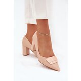 Boto Heels with decoration beige Celira | shoptok.hr