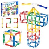 Woopie XXL Magnetski 3D građevinski blokovi 128 komada | shoptok.hr