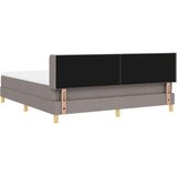  s opruga kutije Sivo-smeđa 200 x 180 cm tkanina | shoptok.hr