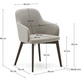 Kave Home Bež blagovaonske stolice u setu 2 kom Nelida – | shoptok.hr