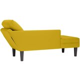  Počivaljka od baršun s jastukom i rukonaslonom žuta | Eponuda.com