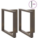  Noge za blagovaonski stol T-oblika 2 kom Crne 70x35x(72-73) cm Čelik | shoptok.hr