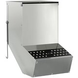 Hranilica za zečeve Srebrno 17,5 x 26 x 28,5 cm Cinkani čelik | shoptok.hr