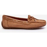 Boto marka niezdefiniowana Women's Suede Moccasins Camel Si Passione | Shoptok.si