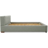 Scandic Sivi tapecirani bračni krevet s prostorom za odlaganje s podnicom 140x200 cm Dreamer – | shoptok.hr