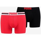 Puma 2-pack Oprijete boksarice Črna Rdeča Cene