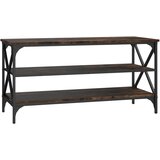 Maison Chic TV omarica - TV stojalo - Televizijska omarica dimljeni hrast 100x40x50 cm inženirski les, (21700577) Cene