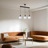Opviq afra 3 Lü Sıralı siyah beyaz Camlı Sarkıt blackwhite chandelier Cene