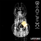 LateToBed Cage Kletka Za Penis Universal Long Clear | Shoptok.si