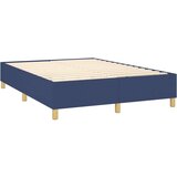  Box spring s madracem LED plavi 140x200 cm od tkanine | shoptok.hr