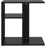  Bočni stolić crni 50 x 30 x 50 cm od konstruiranog drva | shoptok.hr