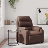  Naslanjač rjavo umetno usnje, (20928387) | Shoptok.si