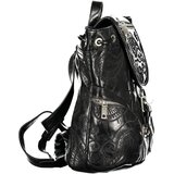 Desigual ženski mini ruksak s preklopom i kopčom crni | shoptok.hr