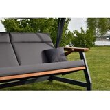 Hanah home Baštenska trostruka ljuljaška stolica Nova 2400 Anthracite | ePonuda.com