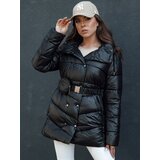 DStreet Płaszcz zimowy damski pikowany BLOOM czarny | shoptok.hr