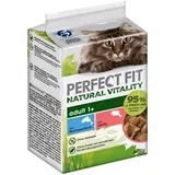 Natural Vitality Adult 1+ - Morska riba i losos (6 x 50 g)
