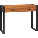 vidaXL radni stol s 2 ladice 100 x 40 x 75 cm od reciklirane tikovine | shoptok.hr