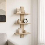  Zidna polica Hrast sonoma 30 x 13,5 x 64,5 cm Prerađeno drvo | shoptok.hr