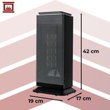 Kaminer Lumni 2.0 PTC keramička grijalica 2000 W s daljinskim Slike