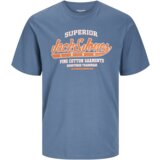 Jack & Jones JJELOGO TEE SS ONECK 2COL 24/25 Plava Cijene